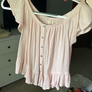 PacSun Pink Blouse